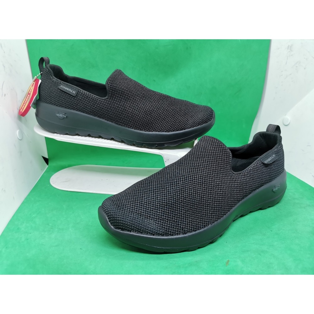NEW Skechers Womens Go Walk Goga Max Slip-On Shoes Walking Black Size 7.5